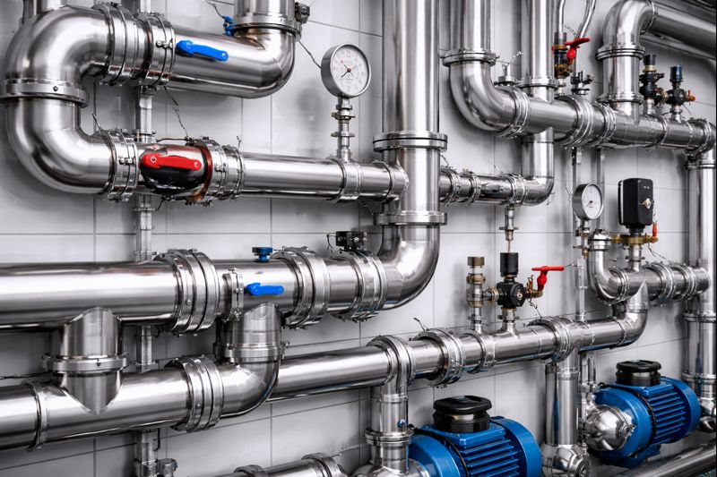 Pressure pipework